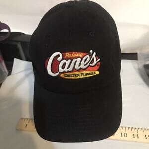 Raising Canes Black Trucker Style Snapback Hat